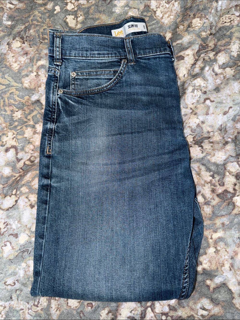 Lee Slim Fit Men's Jeans - Dark Blue Wash